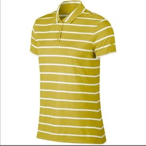 The Nike Ladies Dri-FIT Striped Golf Polo